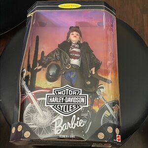 Harley-Davidson Barbie with Black and Red Outfit